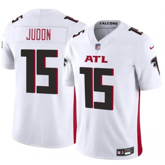 Youth Atlanta Falcons 15 Matthew Judon White 2024 F U S E Vapor Untouchable Limited Stitched Football Jersey Youth Atlanta Falcons 15 Matthew Judon White 2024 F U S E Vapor Untouchable Limited Stitched Football Jersey