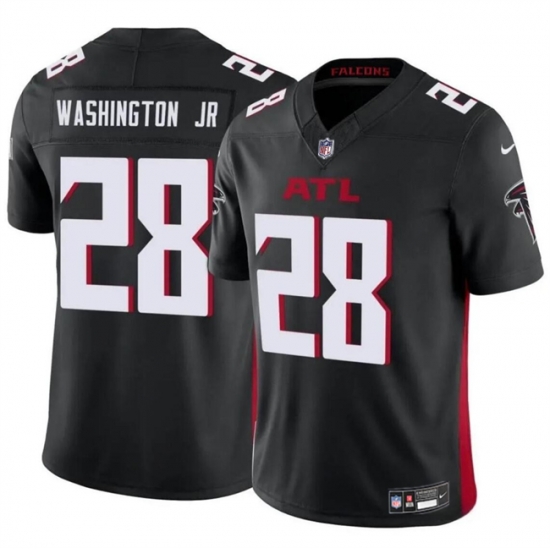 Youth Atlanta Falcons 28 Carlos Washington Jr Black 2023 F U S E Vapor Untouchable Limited Stitched Football Jersey Youth Atlanta Falcons 28 Carlos Washington Jr Black 2023 F U S E Vapor Untouchable Limited Stitched Football Jersey