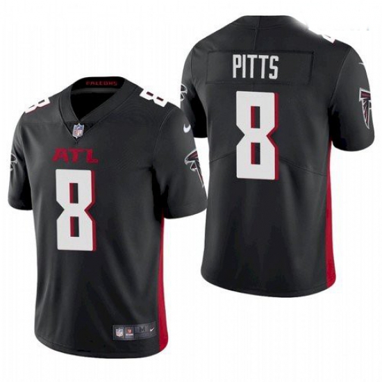Youth Atlanta Falcons #8 Kyle Pitts Black 2021 Draft Jersey Youth Atlanta Falcons #8 Kyle Pitts Black 2021 Draft Jersey