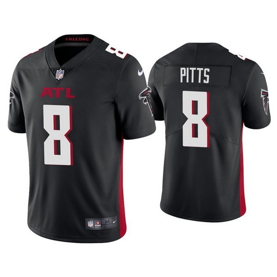 Youth Atlanta Falcons 8 Kyle Pitts Black Vapor Untouchable Limited Stitched Jersey Youth Atlanta Falcons 8 Kyle Pitts Black Vapor Untouchable Limited Stitched Jersey