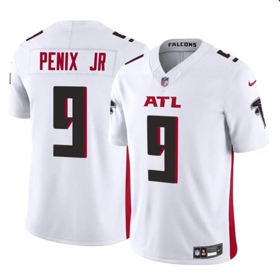Youth Atlanta Falcons 9 Michael Penix Jr White 2024 Draft F U S E Vapor Untouchable Limited Stitched Football Jersey