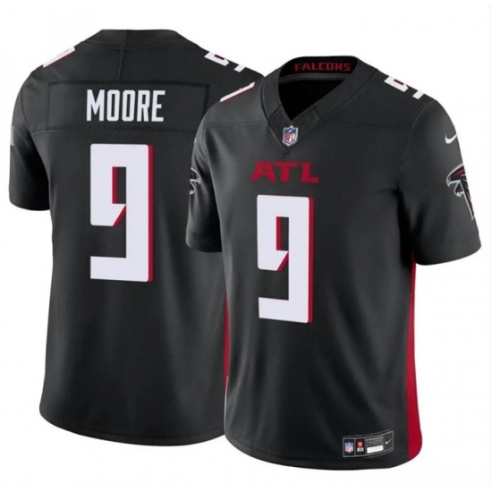 Youth Atlanta Falcons 9 Rondale Moore Black 2023 F U S E Vapor Untouchable Limited Stitched Football Jersey Youth Atlanta Falcons 9 Rondale Moore Black 2023 F U S E Vapor Untouchable Limited Stitched Football Jersey