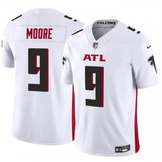 Youth Atlanta Falcons 9 Rondale Moore White 2023 F U S E Vapor Untouchable Limited Stitched Football Jersey Youth Atlanta Falcons 9 Rondale Moore White 2023 F U S E Vapor Untouchable Limited Stitched Football Jersey