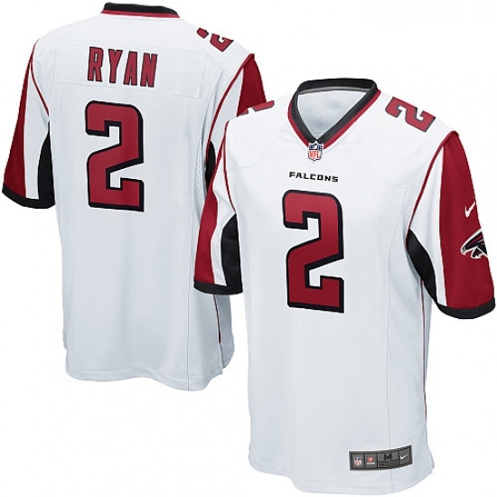 Youth Nike Atlanta Falcons 2 Matt Ryan Game White NFL Jersey Youth Nike Atlanta Falcons 2 Matt Ryan Game White NFL Jersey