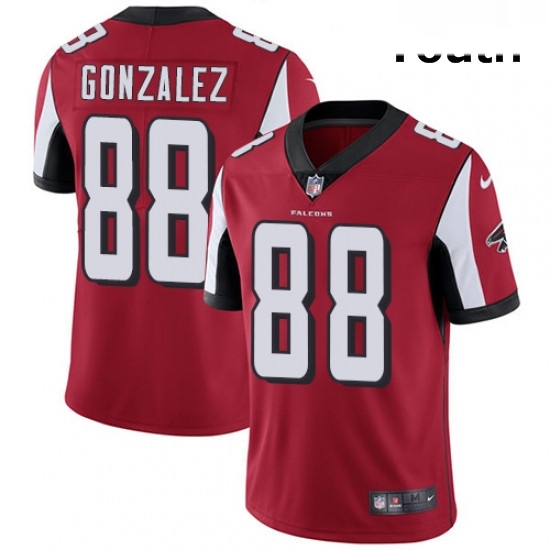 Youth Nike Atlanta Falcons 88 Tony Gonzalez Red Team Color Vapor Untouchable Limited Player NFL Jersey Youth Nike Atlanta Falcons 88 Tony Gonzalez Red Team Color Vapor Untouchable Limited Player NFL Jersey