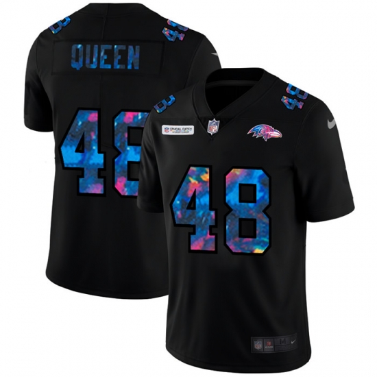 Baltimore Ravens 48 Patrick Queen Men Nike Multi Color Black 2020 NFL Crucial Catch Vapor Untouchable Limited Jersey Baltimore Ravens 48 Patrick Queen Men Nike Multi Color Black 2020 NFL Crucial Catch Vapor Untouchable Limited Jersey