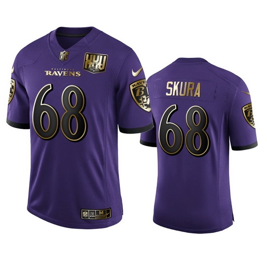 Baltimore Ravens 68 Matt Skura Men Nike Purple Team 25th Season Golden Limited NFL Jersey Baltimore Ravens 68 Matt Skura Men Nike Purple Team 25th Season Golden Limited NFL Jersey