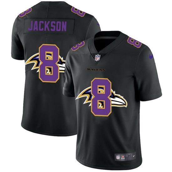Baltimore Ravens 8 Lamar Jackson Men Nike Team Logo Dual Overlap Limited NFL Jersey Black Baltimore Ravens 8 Lamar Jackson Men Nike Team Logo Dual Overlap Limited NFL Jersey Black