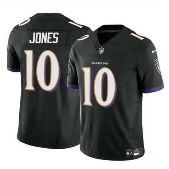 Men Baltimore Ravens 10 Emory Jones Black 2023 F U S E Vapor Limited Football Jersey Men Baltimore Ravens 10 Emory Jones Black 2023 F U S E Vapor Limited Football Jersey