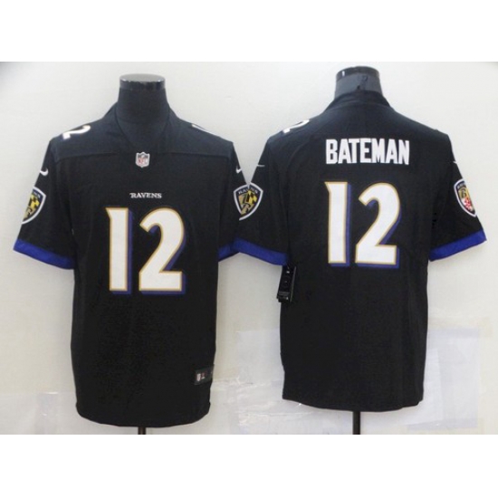 Men Baltimore Ravens 12 Rashod Bateman Black 2021 Leopard Jersey Men Baltimore Ravens 12 Rashod Bateman Black 2021 Leopard Jersey