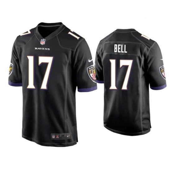 Men Baltimore Ravens 17 Le Veon Bell Vapor Limited Black Jersey Men Baltimore Ravens 17 Le Veon Bell Vapor Limited Black Jersey