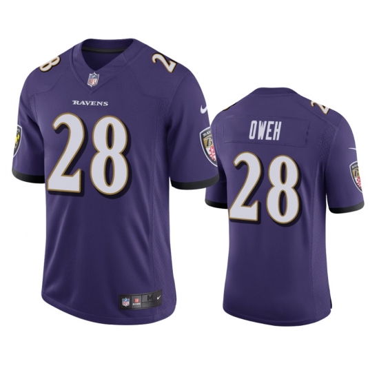 Men Baltimore Ravens 28 Jayson Oweh Purple Vapor Limited 2021 NFL Draft Jersey Men Baltimore Ravens 28 Jayson Oweh Purple Vapor Limited 2021 NFL Draft Jersey