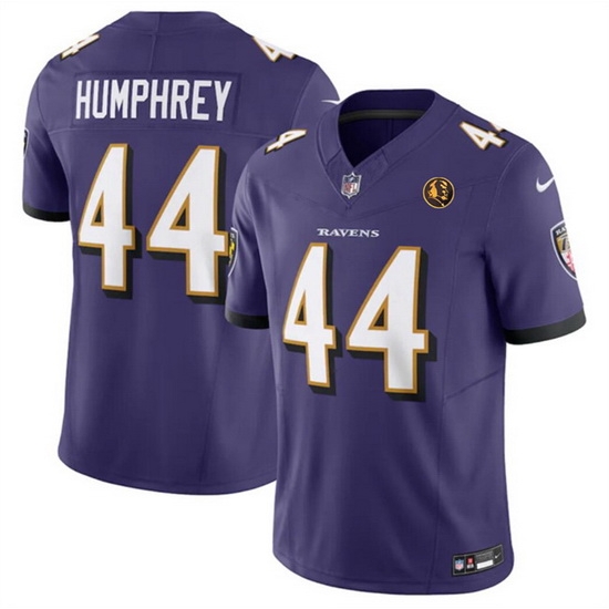 Men Baltimore Ravens 44 Marlon Humphrey Purple 2023 F U S E With John Madden Patch Vapor Limited Stitched Football Jersey Men Baltimore Ravens 44 Marlon Humphrey Purple 2023 F U S E With John Madden Patch Vapor Limited Stitched Football Jersey