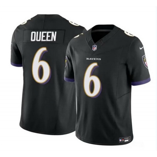 Men Baltimore Ravens 6 Patrick Queen Black 2023 F U S E Vapor Limited Football Jersey Men Baltimore Ravens 6 Patrick Queen Black 2023 F U S E Vapor Limited Football Jersey