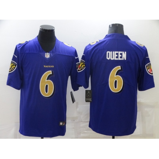 Men Baltimore Ravens 6 Patrick Queen Purple 2020 Color Rush Stitched NFL Nike Limited Jersey Men Baltimore Ravens 6 Patrick Queen Purple 2020 Color Rush Stitched NFL Nike Limited Jersey