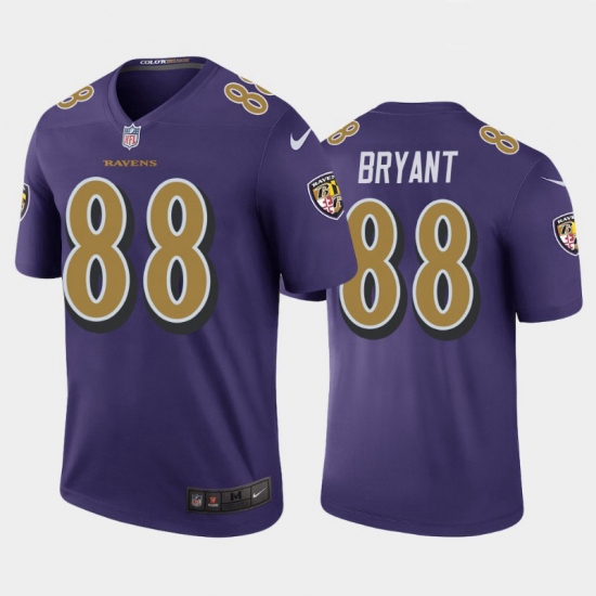 Men Baltimore Ravens Dez Bryant Purple Gold Rush Jersey Men Baltimore Ravens Dez Bryant Purple Gold Rush Jersey