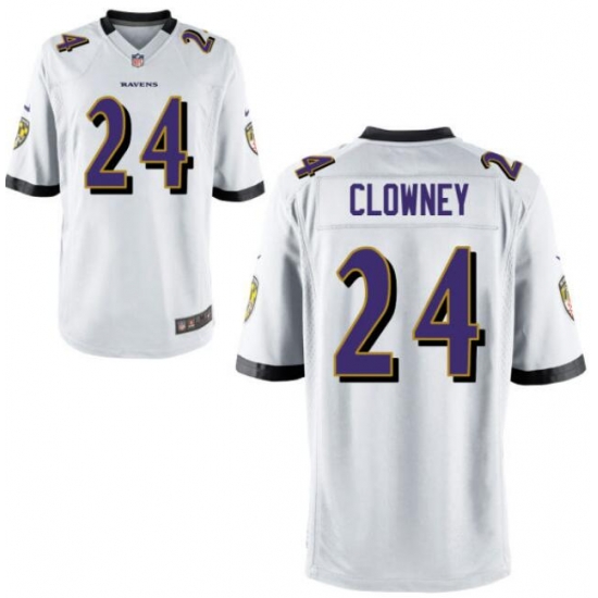 Men Baltimore Ravens Jadeveon Clowney #24 White Vapor Limited Stitched NFL Jersey Men Baltimore Ravens Jadeveon Clowney #24 White Vapor Limited Stitched NFL Jersey