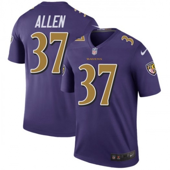 Men Nike Javorius Allen Baltimore Ravens Legend Purple Color Rush Jersey Men Nike Javorius Allen Baltimore Ravens Legend Purple Color Rush Jersey