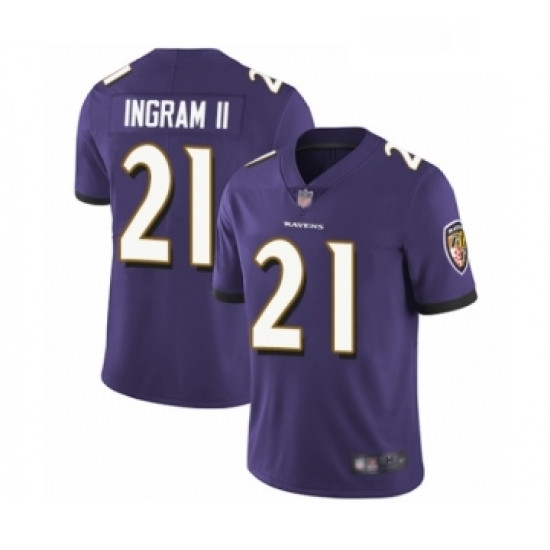 Mens Baltimore Ravens 21 Mark Ingram II Purple Team Color Vapor Untouchable Limited Player Football Jersey Mens Baltimore Ravens 21 Mark Ingram II Purple Team Color Vapor Untouchable Limited Player Football Jersey