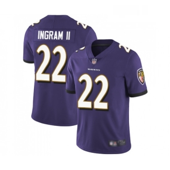 Mens Baltimore Ravens 22 Mark Ingram II Purple Team Color Vapor Untouchable Limited Player Football Jersey Mens Baltimore Ravens 22 Mark Ingram II Purple Team Color Vapor Untouchable Limited Player Football Jersey