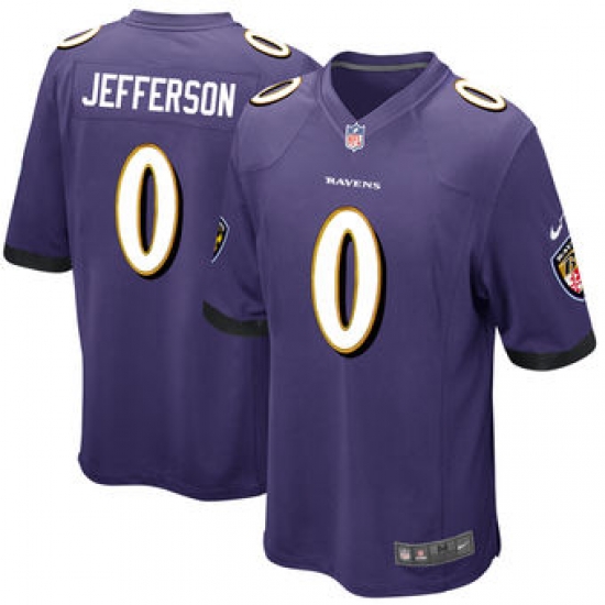 Men's Baltimore Ravens Tony Jefferson Nike Purple Game Jersey Men's Baltimore Ravens Tony Jefferson Nike Purple Game Jersey