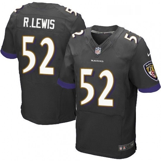 Mens Nike Baltimore Ravens 52 Ray Lewis Elite Black Alternate NFL Jersey Mens Nike Baltimore Ravens 52 Ray Lewis Elite Black Alternate NFL Jersey