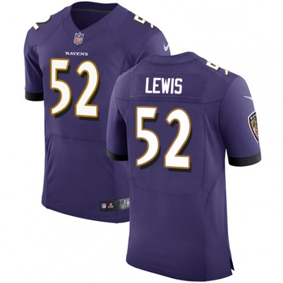 Mens Nike Baltimore Ravens 52 Ray Lewis Elite Purple Team Color NFL Jersey Mens Nike Baltimore Ravens 52 Ray Lewis Elite Purple Team Color NFL Jersey