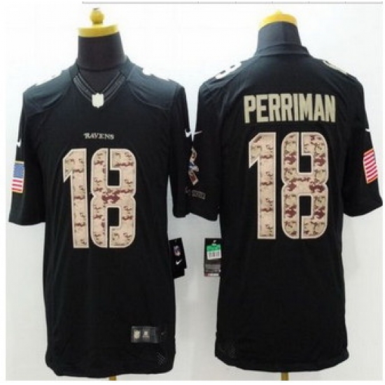 New Baltimore ravens #18 Breshad Perriman Black Men Stitched NFL Limited Salute to Service jersey New Baltimore ravens #18 Breshad Perriman Black Men Stitched NFL Limited Salute to Service jersey