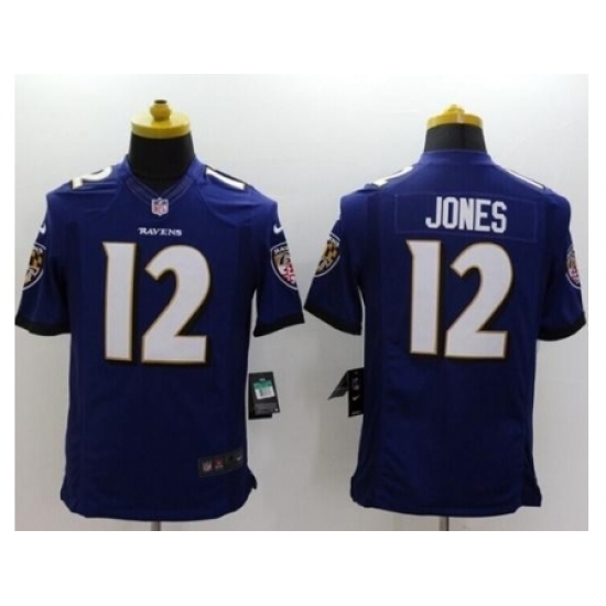 Nike Baltimore Ravens 12 Jacoby Jones Purple Limited Alternate NFL Jersey Nike Baltimore Ravens 12 Jacoby Jones Purple Limited Alternate NFL Jersey