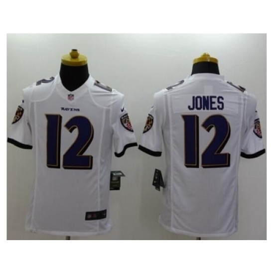 Nike Baltimore Ravens 12 Jacoby Jones White Limited Alternate NFL Jersey Nike Baltimore Ravens 12 Jacoby Jones White Limited Alternate NFL Jersey