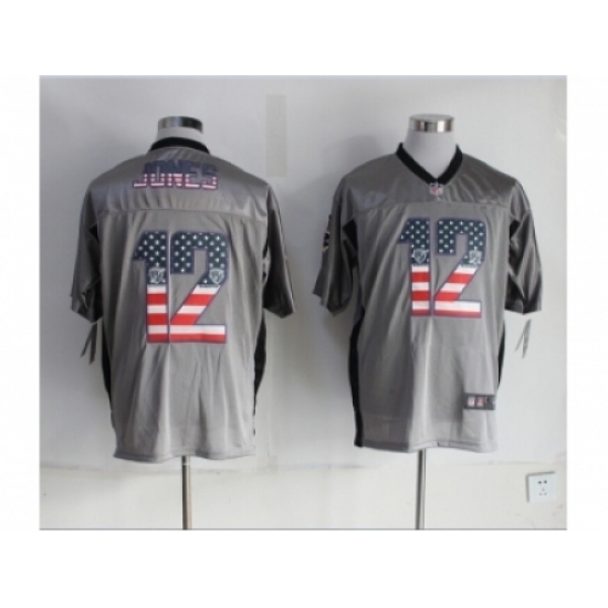 Nike Baltimore Ravens 12 Jacoby Jones grey Elite USA Flag Fashion NFL Jersey Nike Baltimore Ravens 12 Jacoby Jones grey Elite USA Flag Fashion NFL Jersey