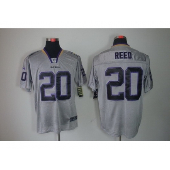 Nike Baltimore Ravens 20 Ed Reed Black Grey Elite Lights Out NFL Jersey Nike Baltimore Ravens 20 Ed Reed Black Grey Elite Lights Out NFL Jersey