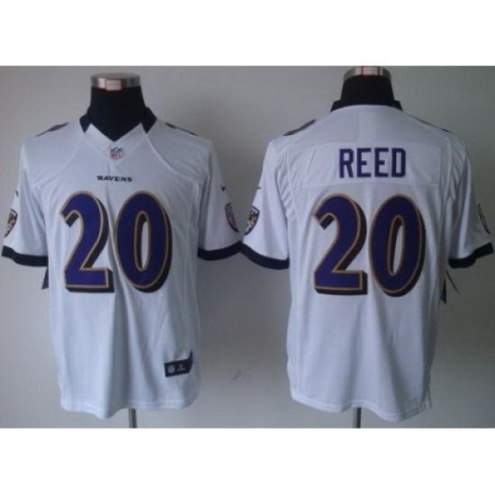 Nike Baltimore Ravens 20 Ed Reed White Limited NFL Jersey Nike Baltimore Ravens 20 Ed Reed White Limited NFL Jersey