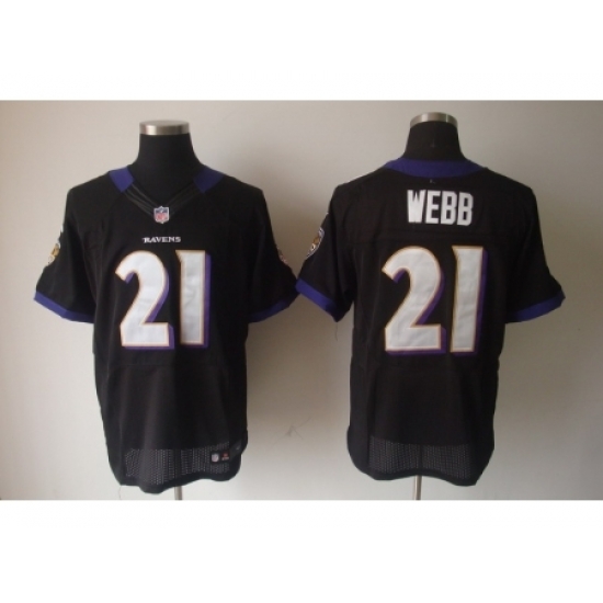 Nike Baltimore Ravens 21 Lardarius Webb Black Elite NFL Jersey Nike Baltimore Ravens 21 Lardarius Webb Black Elite NFL Jersey