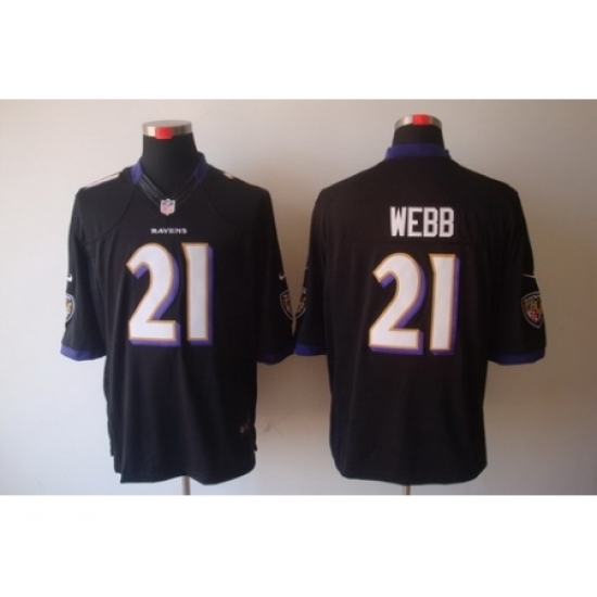 Nike Baltimore Ravens 21 Lardarius Webb Black Limited NFL Jersey Nike Baltimore Ravens 21 Lardarius Webb Black Limited NFL Jersey