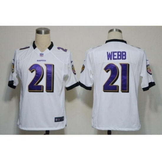 Nike Baltimore Ravens 21 Lardarius Webb White Game NFL Jersey Nike Baltimore Ravens 21 Lardarius Webb White Game NFL Jersey