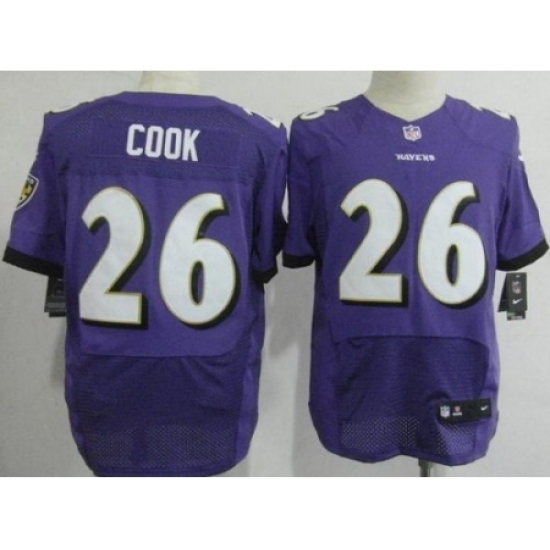 Nike Baltimore Ravens 26 Emanuel Cook Purple Elite NFL Jersey Nike Baltimore Ravens 26 Emanuel Cook Purple Elite NFL Jersey