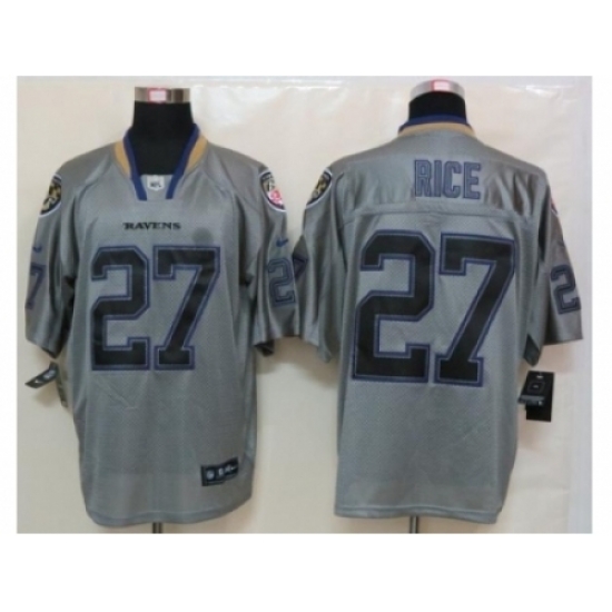 Nike Baltimore Ravens 27 Ray Rice Grey Elite Lights out NFL Jersey Nike Baltimore Ravens 27 Ray Rice Grey Elite Lights out NFL Jersey