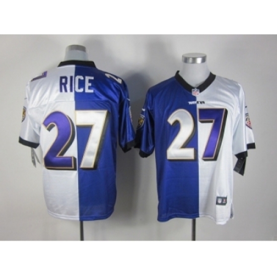 Nike Baltimore Ravens 27 Ray Rice Purple-White Elite Split NFL Jersey Nike Baltimore Ravens 27 Ray Rice Purple-White Elite Split NFL Jersey