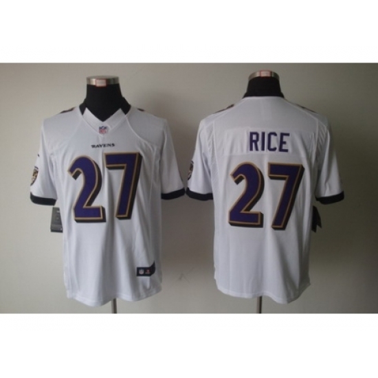 Nike Baltimore Ravens 27 Ray Rice White Limited NFL Jersey Nike Baltimore Ravens 27 Ray Rice White Limited NFL Jersey
