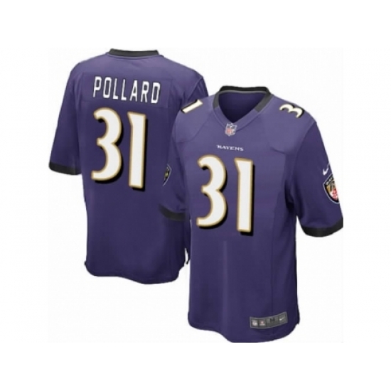 Nike Baltimore Ravens 31 Bernard Pollard Purple Game NFL Jersey Nike Baltimore Ravens 31 Bernard Pollard Purple Game NFL Jersey