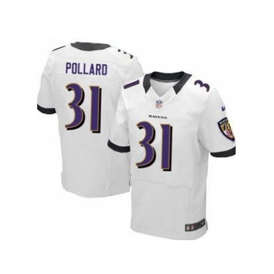 Nike Baltimore Ravens 31 Bernard Pollard White Elite NFL Jersey Nike Baltimore Ravens 31 Bernard Pollard White Elite NFL Jersey