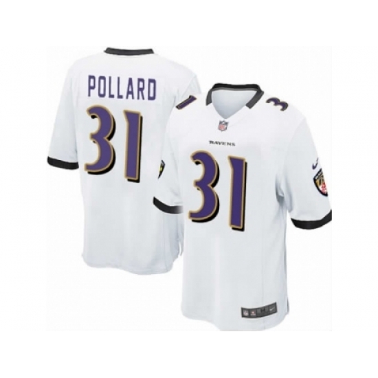 Nike Baltimore Ravens 31 Bernard Pollard White Game NFL Jersey Nike Baltimore Ravens 31 Bernard Pollard White Game NFL Jersey