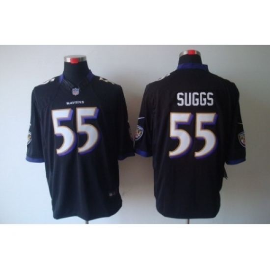 Nike Baltimore Ravens 55 Terrell Suggs Black Limited NFL Jersey Nike Baltimore Ravens 55 Terrell Suggs Black Limited NFL Jersey