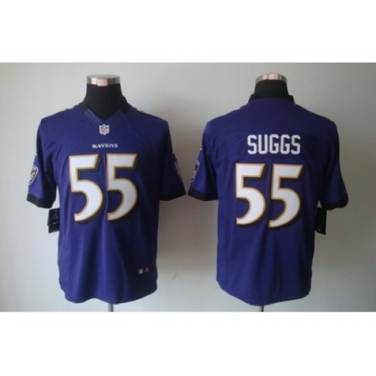 Nike Baltimore Ravens 55 Terrell Suggs Purple Limited NFL Jersey Nike Baltimore Ravens 55 Terrell Suggs Purple Limited NFL Jersey