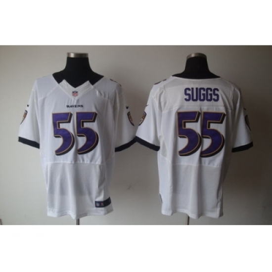 Nike Baltimore Ravens 55 Terrell Suggs White Elite NFL Jersey Nike Baltimore Ravens 55 Terrell Suggs White Elite NFL Jersey