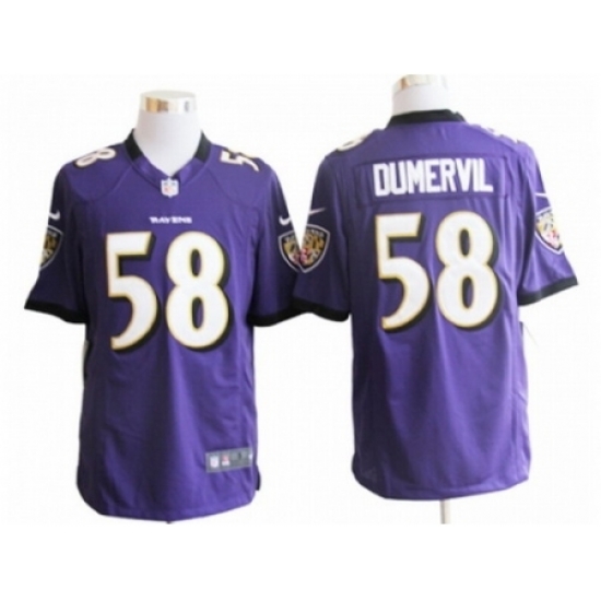 Nike Baltimore Ravens 58 Elvis Dumervil purple Game NFL Jersey Nike Baltimore Ravens 58 Elvis Dumervil purple Game NFL Jersey