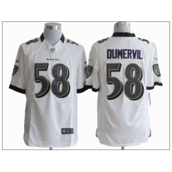 Nike Baltimore Ravens 58 Elvis Dumervil white Limited NFL Jersey Nike Baltimore Ravens 58 Elvis Dumervil white Limited NFL Jersey