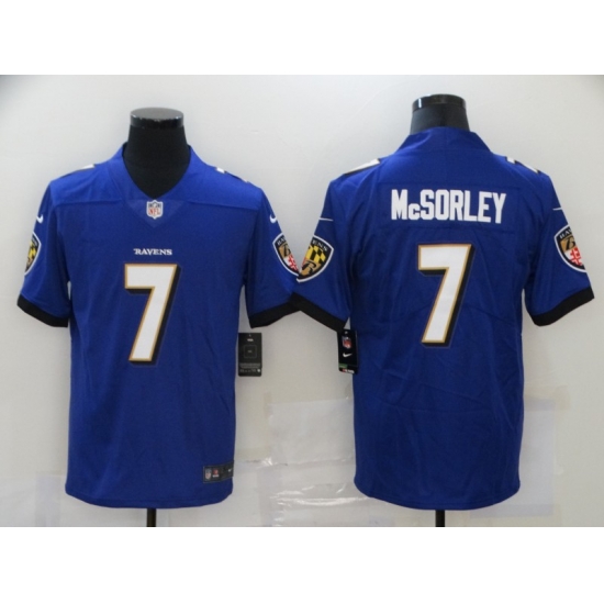Nike Baltimore Ravens 7 Trace McSorley Purple Vapor Untouchable Limited Jersey Nike Baltimore Ravens 7 Trace McSorley Purple Vapor Untouchable Limited Jersey