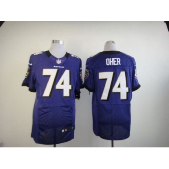 Nike Baltimore Ravens 74 Michael Oher purple Elite NFL Jersey Nike Baltimore Ravens 74 Michael Oher purple Elite NFL Jersey